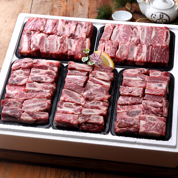 [名品] [횡성한우] 갈비세트 3kg [1등급이상]